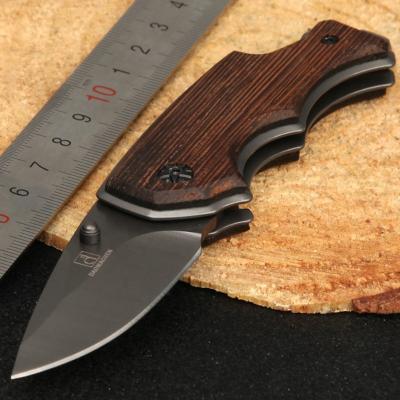 China 2019 Multi Functional Folding Knife Multi Functional Knife Chicken Wings Handle Wooden Knife for sale