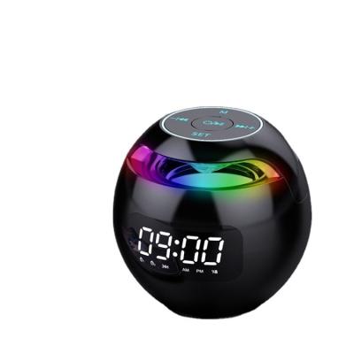 China 2022 New Arrivals LED Mini Speaker Portable Wireless Speaker LED Light Portable Colorful Ball LED Light Wireless Speaker for sale