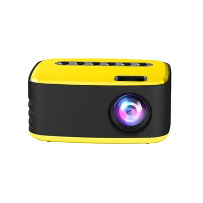 China Mini T20 320x240 400 Lumens Portable Home Theater LED HD Digital Projector, Same Screen Version (Yellow) for sale