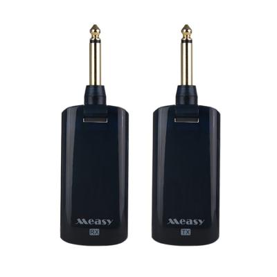 China Measy Musical Wholesale Rechargeable AU688-U 20 Channels Rechargeable Guitar Wireless System Musical Instrument Transmitter Receiver for sale