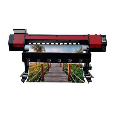 China 100% Brand DX7 dx5 I3200 xp600 3.2m single four head printhead eco solvent inkjet printer machine 1.6 meter 1.8m 2.6m for sale