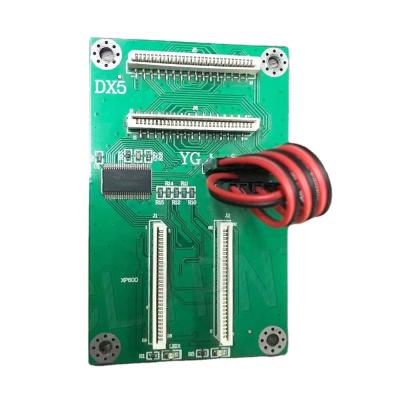 China 100% original XP600 photo machine printer components single/dual head adapter board to DX5 die-cut flawless roller for sale