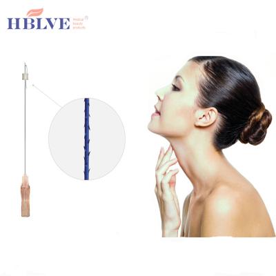 China 19G 60mm Beauty Skin Lift PDO 4D Speed ​​Lift PDO 4D Speed ​​Lift PDO Thread Blunt Half L Thread Lift Skin For Body for sale