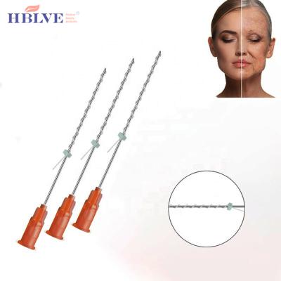 China Remove wrinkle plla plla pcl screw new korea medical face lift suture technology mono thread with sharp needle for sale