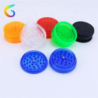 China Herb Grinder Smoking Pipe Plastic Grinder Colorful Customize Logo Herb Smoke Shop Accessories Tobacco Smoking Grinder High Quality for sale