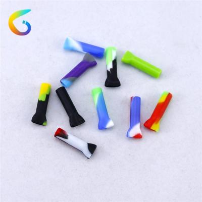 China Disposable Tobacco Holder Silicone Drip Tip Food Grade Mouthpiece Silicone Rolling Smoking Filter Tips for sale