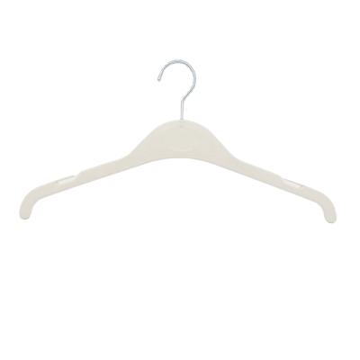 China Modern Wholesale Supply 41g Durable Anti-Slip White Hangers Plastic Hanger For Household for sale