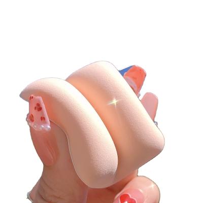 China Washable Hubei cosmetic powder puff handheld nbr sliver puff case logo powder sprayer for sale