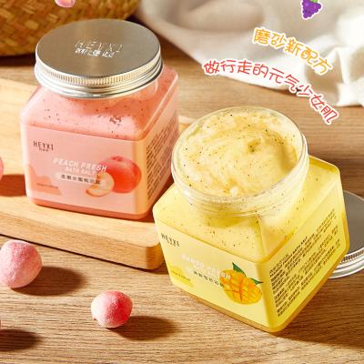 China Wholesale Mineral Himalayan Pink Luxury Exfoliator Bath Salt Body Scrub Lychee Fruit Private Oil for sale