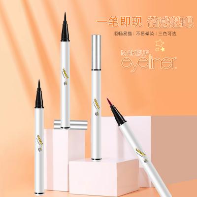 China Best Waterproof Selling OEM Black Clear Waterproof Eyeliner Glue Pen Cosmetics Colorful Adhesive Eye Line for sale