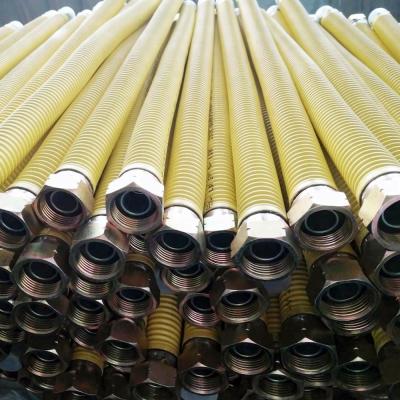 China Hot Water Heater Corrugated Hot Water Heater Pipe With Color PE Cover for sale