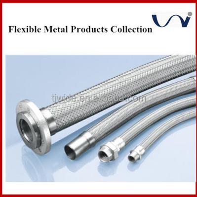 China Flexible construction sus 304/316 flange/thread connection pipe for sale