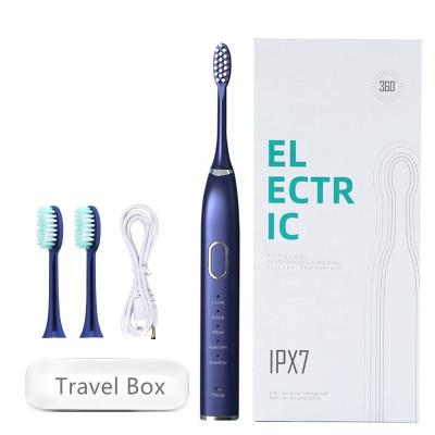 China IPX 7 Automatic Oral Care Waterproof Powerful Cleaning Sonic Electric Toothbrush 5 Modes IPX 7 Rechargeable Battery Operated for sale