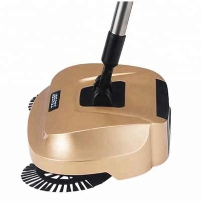 China Home energy-saving and environmental protection Hand-push sweeper, broom and dustpan and Three-in-one trash can for sale