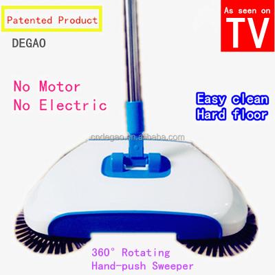 China Home Lazy Automatic Magic Push Floor Sweeper Broom Hard Household Hand Cleaner Without Electricity Dustpan for sale