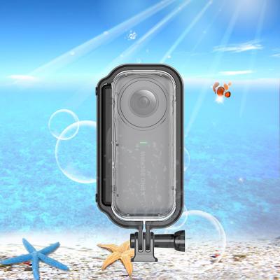 China PC 30M Plastic Deep Underwater Dive Case for Insta360 VR Action Camera for sale