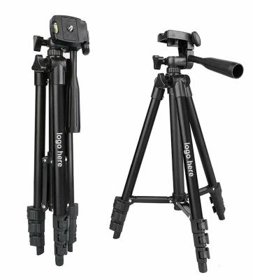 China 106CM Lightweight 3120 Digital Camera Tripod with Phone Holder Carry Bag Stand for Live Streaming Tiktok YouTube Video Recording for sale