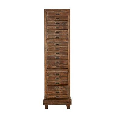 China New Traditional Hot Sale Design Rugged Farmhouse Styles Beautiful Chest Of Wooden Drawers for sale