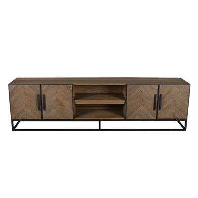 China Hot Sale Modern New Design Living Room Wood Show TV Stand Furniture Cabinet Natural Oak Furniture Display Cabinet Living Room for sale