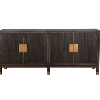 China Professional CONSOLE TABLE China Manufacture Worked Solid Antique Wood Sideboard Cabinet for sale