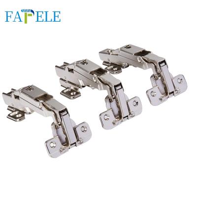 China Industrial 165 Degree Clip On Cabinet Furniture Hinge Half Overlay Hydraulic Conceal Hinge Door Hinge for sale