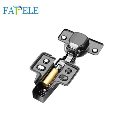 China OEM Factories Modern Premium Door Hinges Soft Close Shower Hide Black Cabinet Door Furniture Hinges for sale