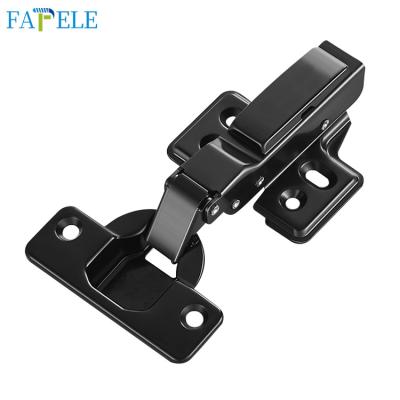 China Modern Black Barrel Hinge Max 180 fhp / Matte Black Plastic Door Cabinet Hinge Rush for sale