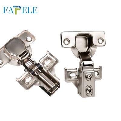 China Modern Narrow Arm Furniture Fittings Kitchen Two Way Self Cabinet Short Hinge 4 Hole for sale