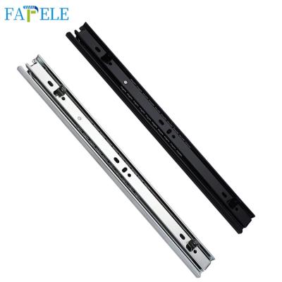 China Modern Direct Factory Supply 35mm Slim Drawer Box Drawer Slide Bottom Rail / Telescopic Channels for sale