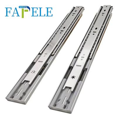 China Kitchen Galvanized OEM 51mm 500mm Full Support Tandem Soft End Undermount Extension Box Drawer Slide for sale