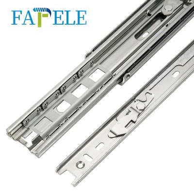 China Support OEM Stainless Steel 51Mm Ball Bearing Guides Channel Heavy Duty Drawer Slide for sale