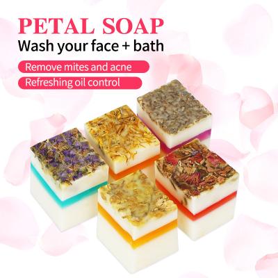 China Natural Roses Base Cleansing Papaya Whitening Charcoal Bath Soap Herbal Bubbles Fruit Organic Handmade Toilet Soap for sale