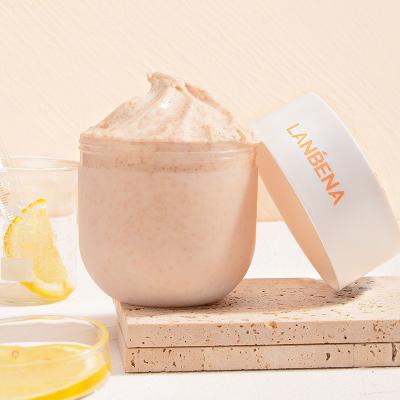 China Exfoliator Private Label Moisturizing High Quality Whitening Exfoliate Remove Dead Skin Organic Vitamin C Body Scrub for sale