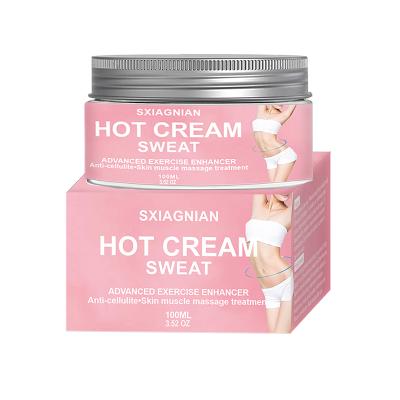 China Natural Organic Hot Body Cream Anti Cellulite Weight Loss Fat Burn Slim Belly Slimming Cream for sale