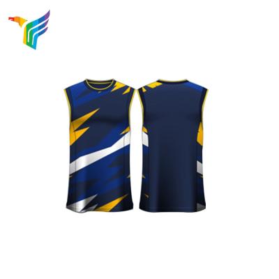 China Anti-pilling China Factory All Top Women Logo Sublimation Tank Top Gym Singlet Uniforms Customized Sports Shirt for sale