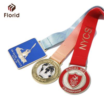 China Eco-friendly Painting Supplier Custom Metal Medals Awards For Event Marathon Running Custom Medal for sale