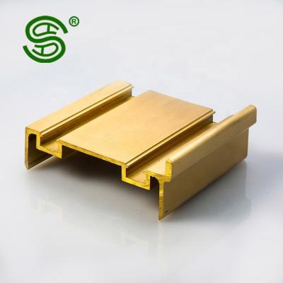 China China Manufacturer Popular Modern Style Extrusion Door Copper Brass Profile Customized for sale