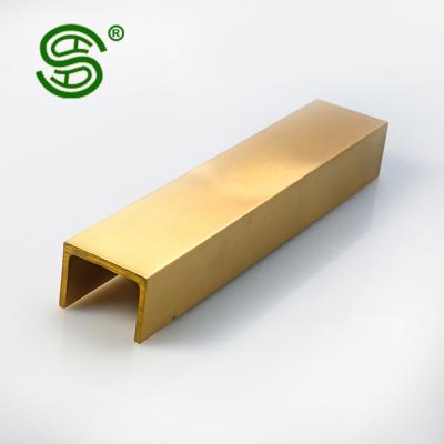 China High Quality Price U Good Shape Brass Copper Bar Decorations Set Made In China for sale