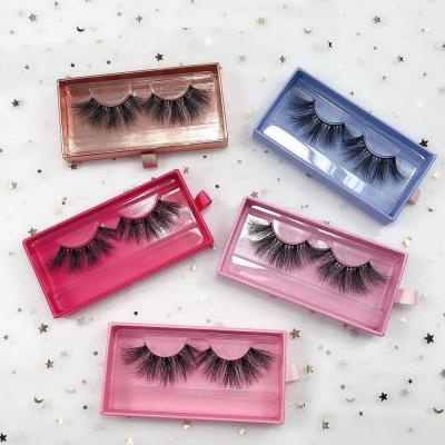 China Private Label 3D Mink 25MM Long False Eyelashes Seller Natural Wholesale Lash Own Brand Custom Packaging Boxes for sale