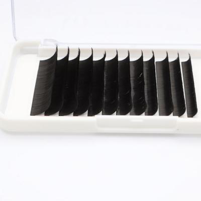 China Super Soft High Quality PBT Natural End Korea Synthetic Fiber Eyelash Extension for sale