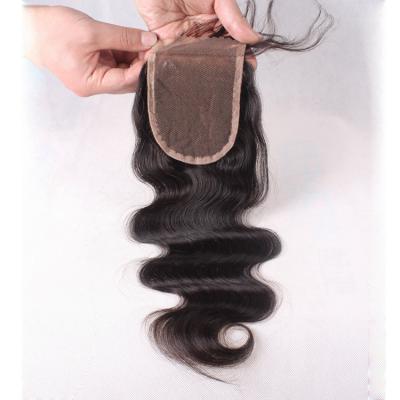 China Human Hair 7x7 6x6 5x5 4x4 Silky Straight Unprocessed Virgin Lace Closure Raw Wave 10A Indian Hair Straight From India for sale