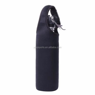 China Waterproof Insulator Neoprene Water Bottle Holder With Buckle for sale