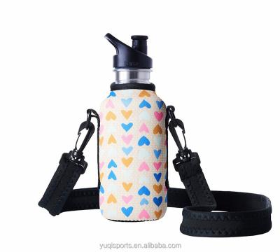 China Sustainable Insulated Collapsible Neoprene Water Sport Bottle Bag for sale