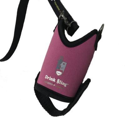 China New Style Waterproof Neoprene Insulated Water Drink Bottle Cooler Strap For Recycling Climbing for sale