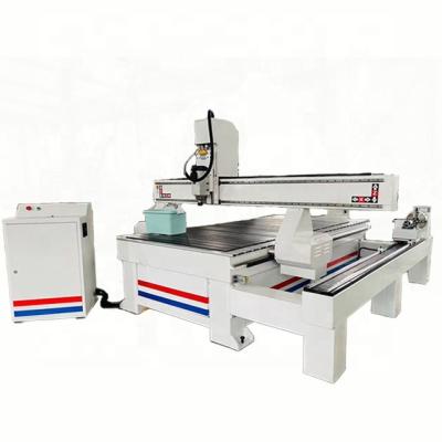 China Hotels China Low Price High Efficiency 1325 Wood Machinery Engraving Wood CNC Router Machine With Rotary for sale