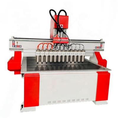 China Hotels 2 4 8 10 12 Axis Wood CNC Router For MDF Furniture Decoration Wood Speaker Carving 1325 for sale