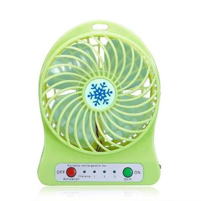 China Mini portable hotel fan with battery and turn on 3 speed adjustable fan, suitable for home office office travel for sale