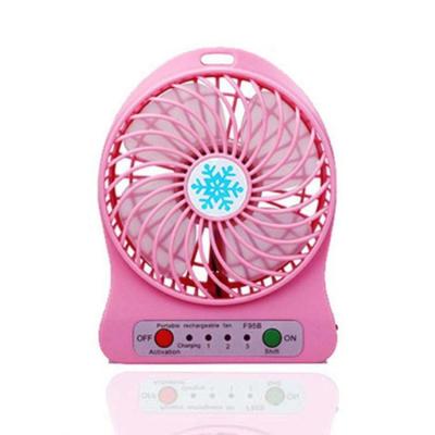 China Hotel Summer Mini Desktop Electronics Battery Charging Portable Desktop Fan With Battery for sale