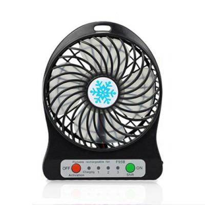 China Mini Portable USB Hotel Fan Rechargeable Handheld Air Travel Humidification Desk Cooler Fan with Battery for sale