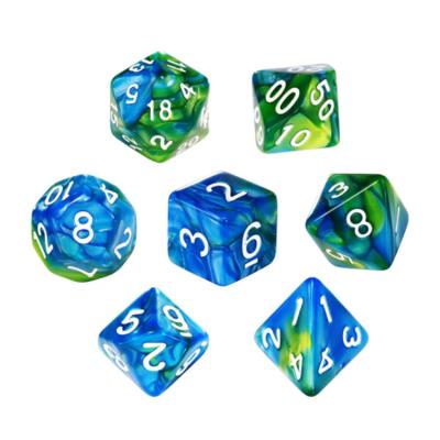 China High Quality Multifaceted Dies Right Angle Game Props Support Customized Dungeons And Dragons Board Game for sale